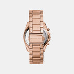 Blair Women Quartz Pink Dial Chronograph Stainless Steel Watch MK5263
