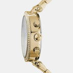 Parker Women Quartz Gold Dial Chronograph Stainless Steel Watch MK5354