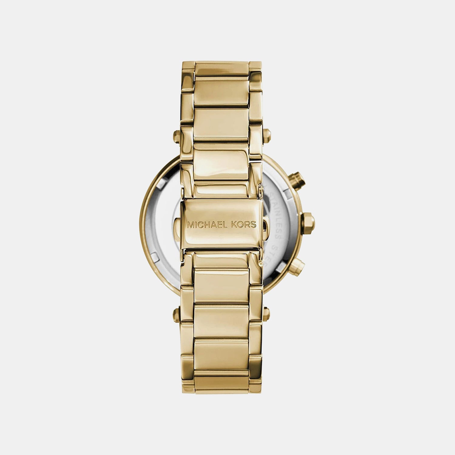Parker Women Quartz Gold Dial Chronograph Stainless Steel Watch MK5354