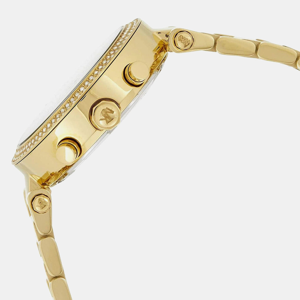 Parker Women Quartz Gold Dial Chronograph Stainless Steel Watch MK5354