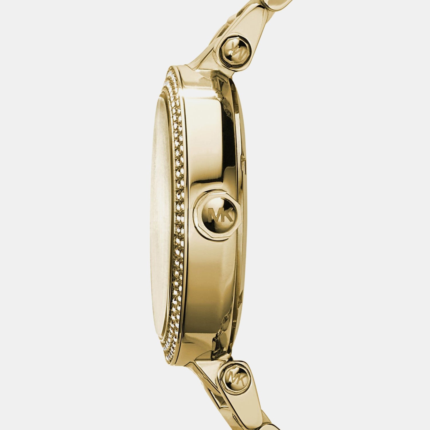 Parker Women Quartz Gold Dial Analog Stainless Steel Watch MK5784