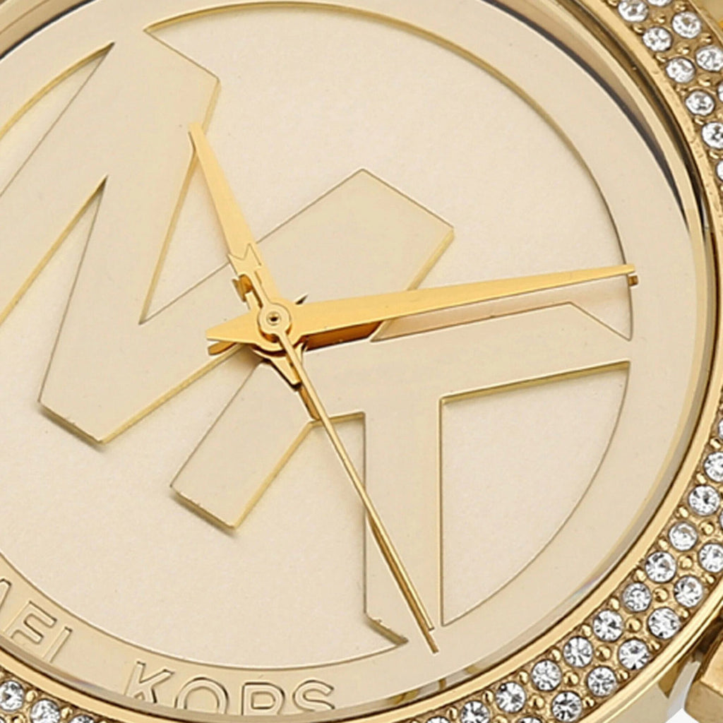 Parker Women Quartz Gold Dial Analog Stainless Steel Watch MK5784