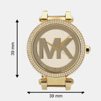 Parker Women Quartz Gold Dial Analog Stainless Steel Watch MK5784