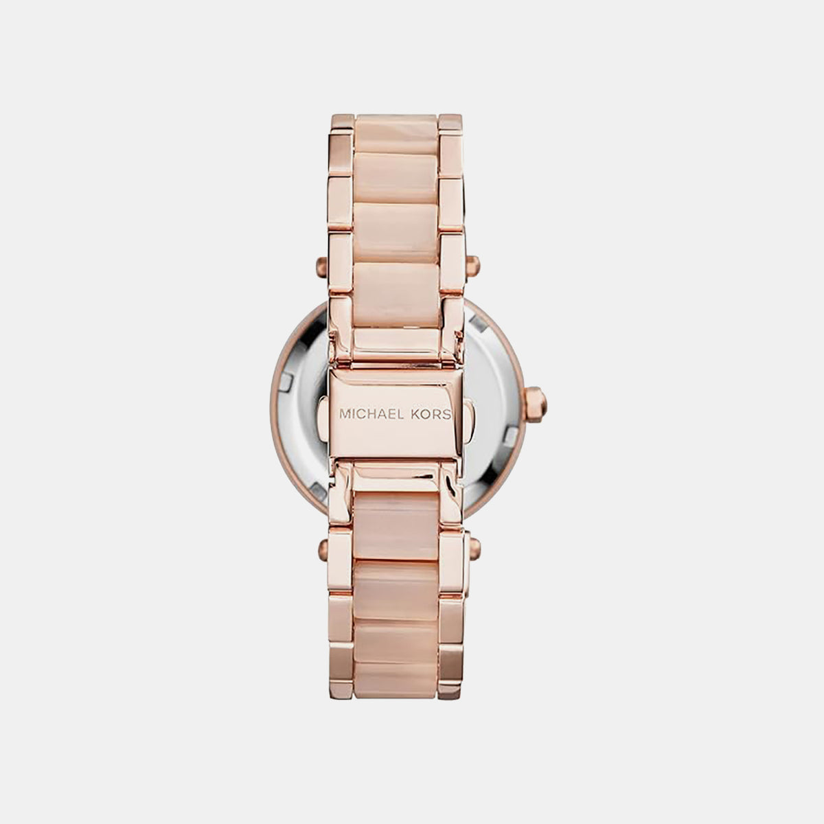 Mini Parker Women Quartz Rose Gold Dial Multi-Function Stainless Steel Watch MK6110