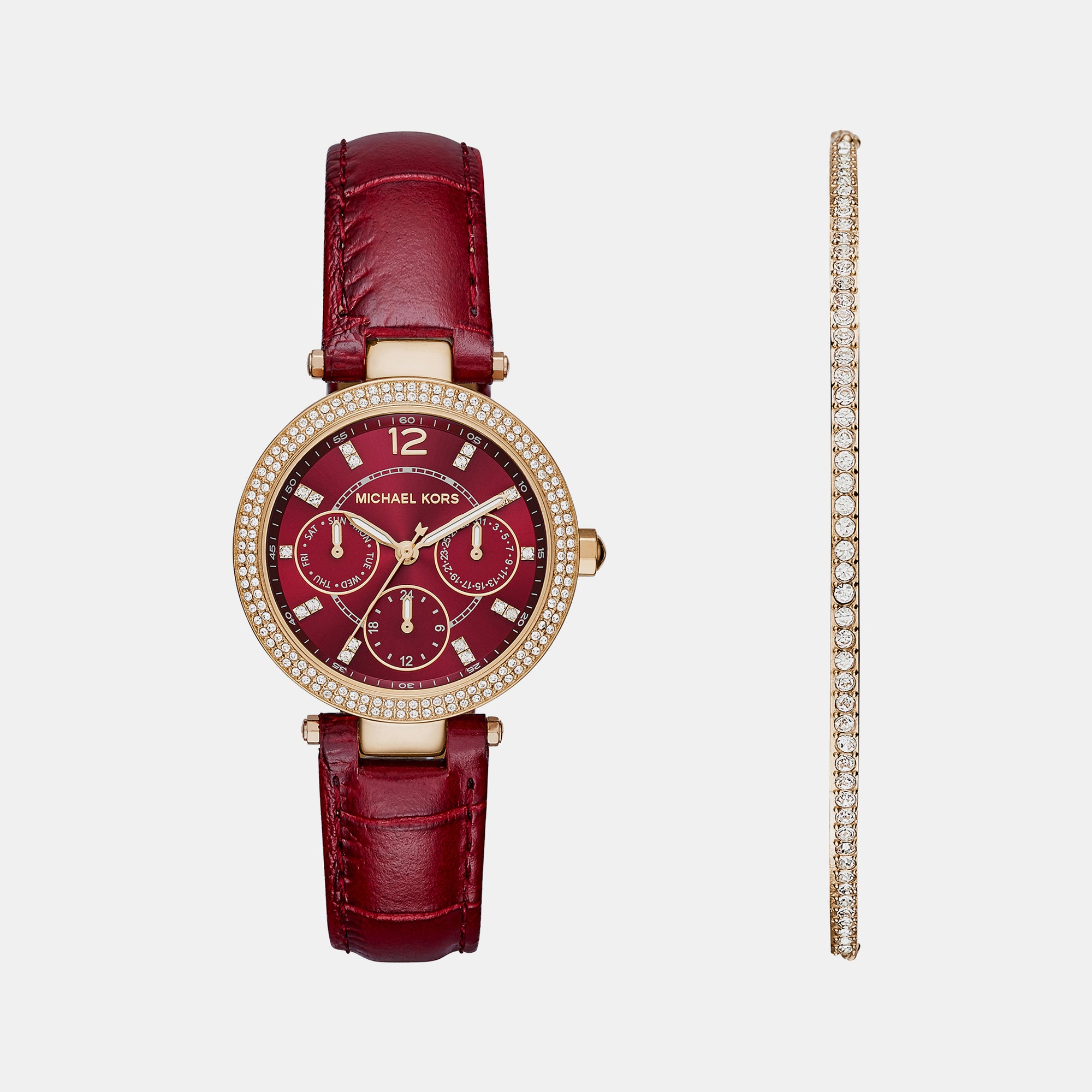 Michael Kors Round Rose Gold Chronograph watch