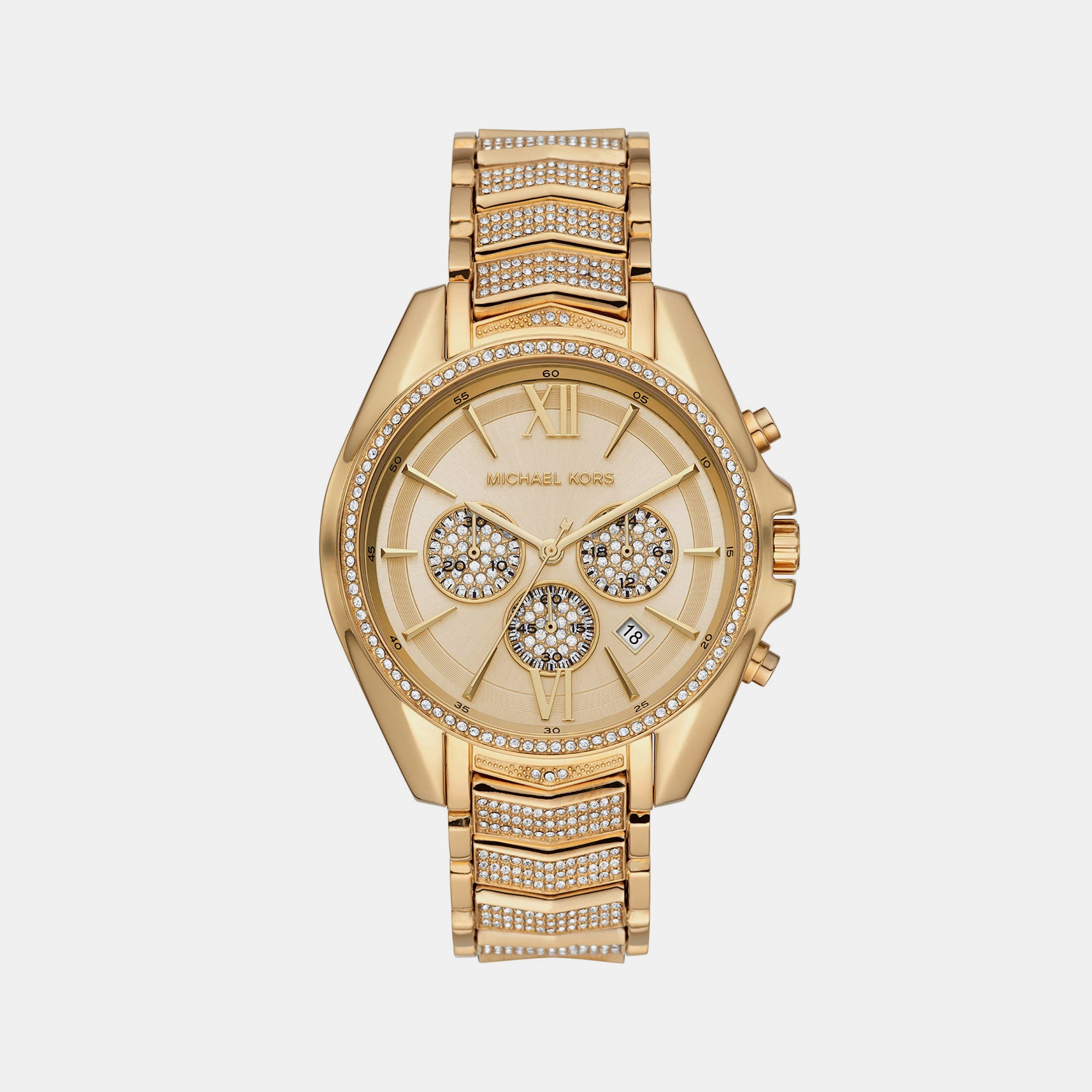 Michael Kors Round Gold Chronograph watch