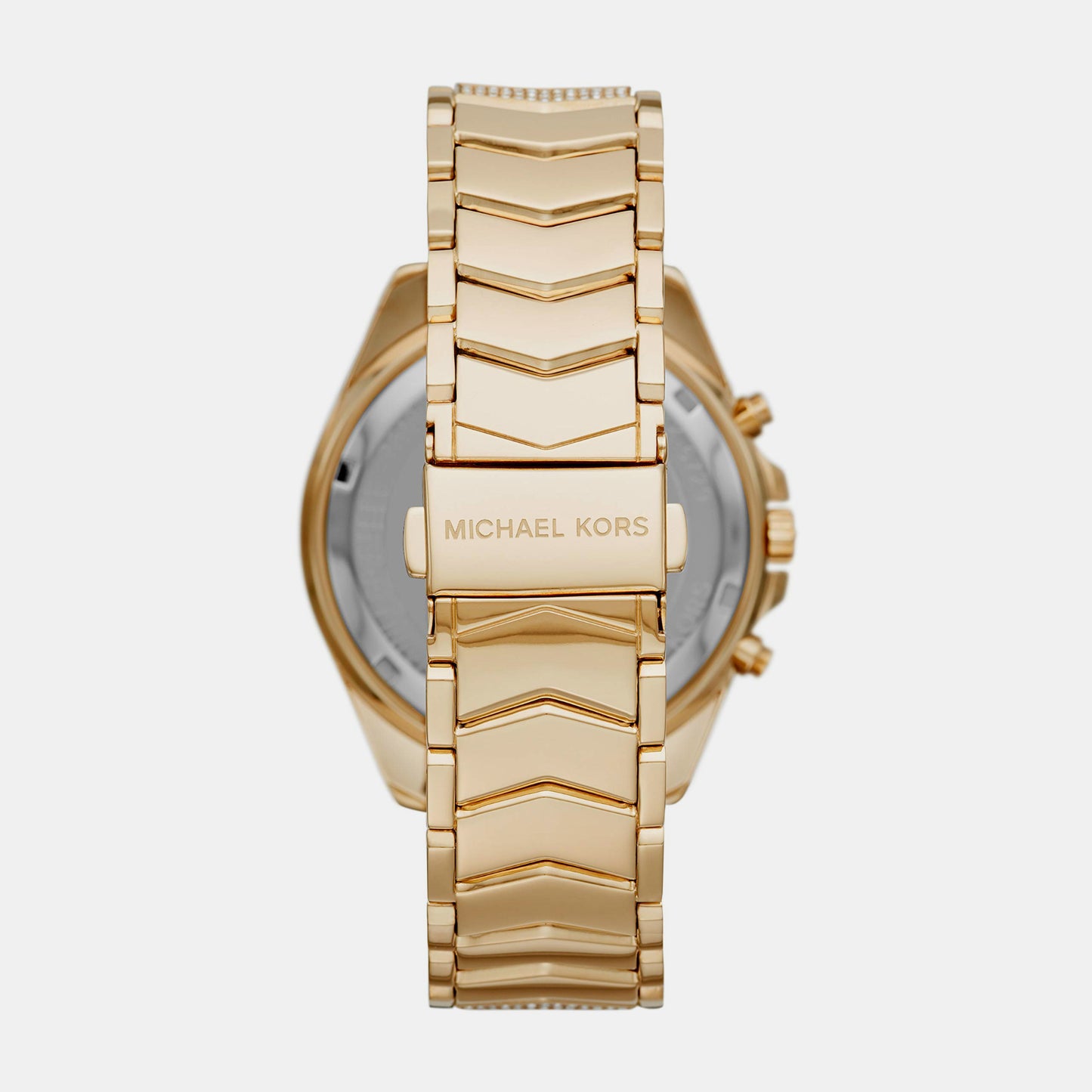 Women's Gold Chronograph Brass Watch MK6729