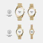 Layton Women Quartz White Dial Chronograph Stainless Steel Watch MK6941