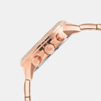 Outlet Brynn Women Quartz Rose Gold Dial Chronograph Stainless Steel Watch MK7200
