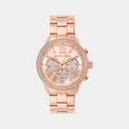 Outlet Brynn Women Quartz Rose Gold Dial Chronograph Stainless Steel Watch MK7200