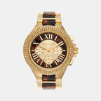 Camille Women Quartz Multi-Colour Dial Chronograph Stainless Steel Watch MK7269