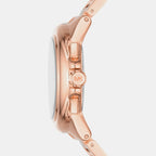 Camille Women Quartz Pink Dial Chronograph Stainless Steel Watch MK7271