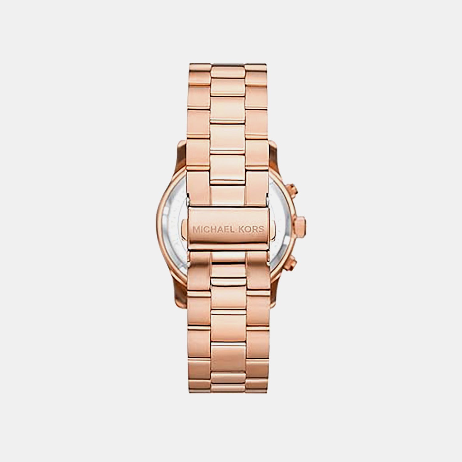 Runway Women Quartz Pink Dial Chronograph Stainless Steel Watch MK7324