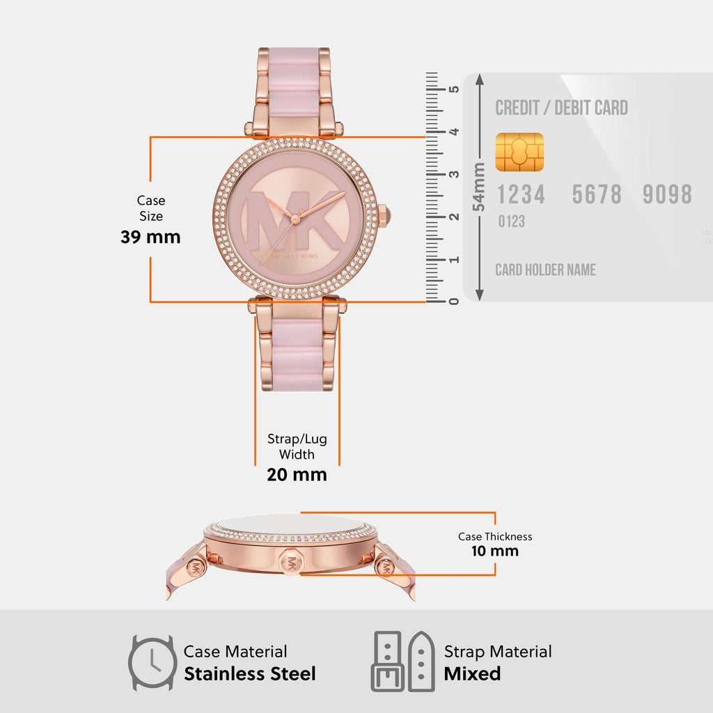 Michael Kors 39 mm Two Tone Quartz watch