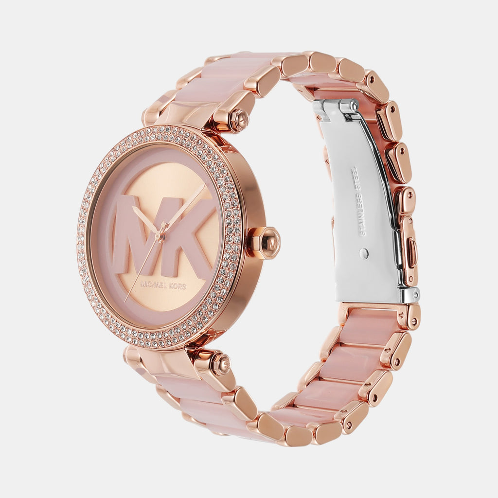 Michael Kors Women Round Pink watch