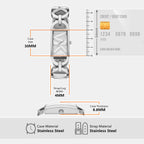 Mk Empire Women Quartz Silver Dial Analog Stainless Steel Watch MK7407