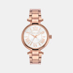 Laney Women Quartz White Dial Analog Stainless Steel Watch MK7419