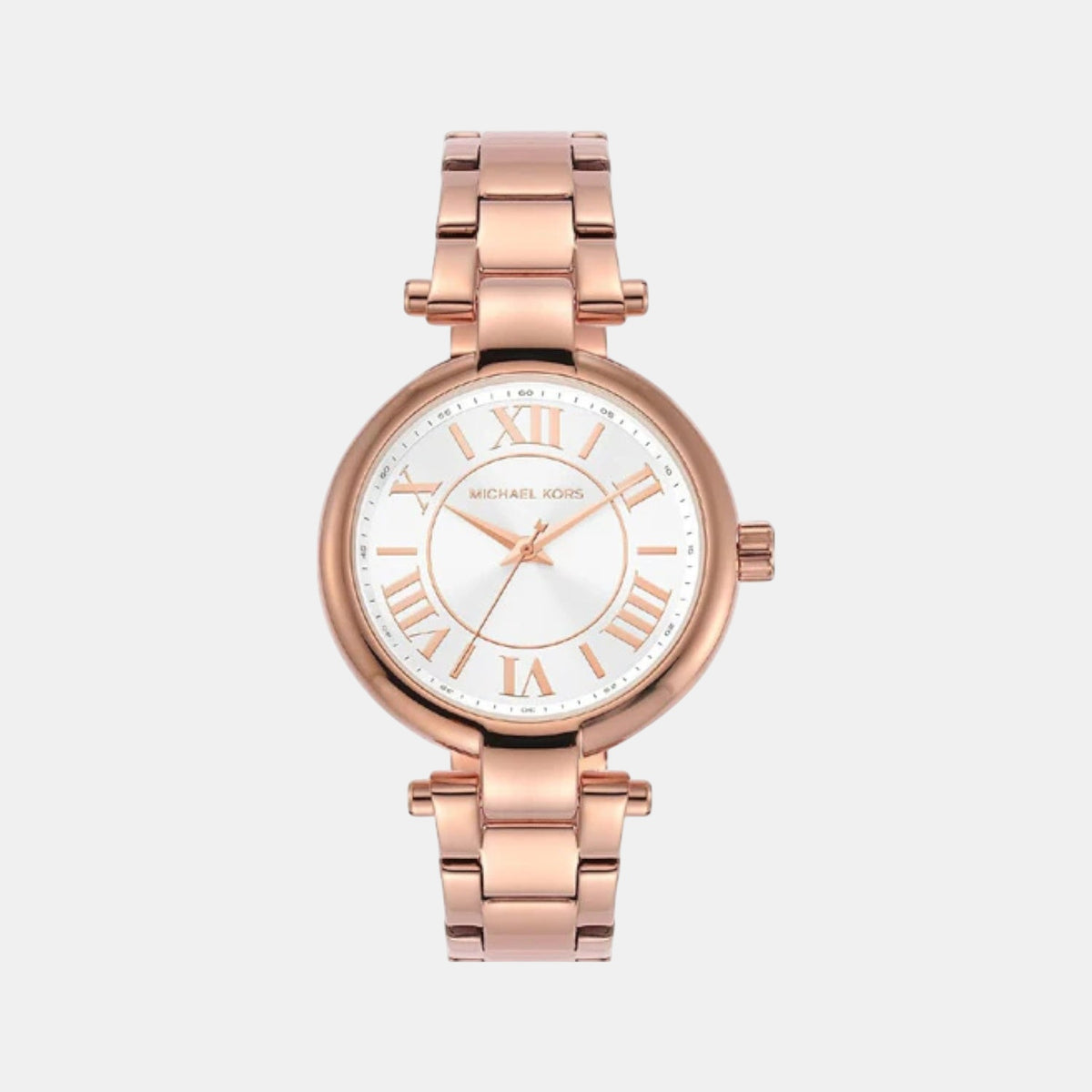 Laney Women Quartz White Dial Analog Stainless Steel Watch MK7419
