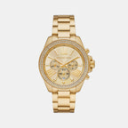 Michael Kors Round Gold Chronograph watch