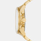 Women Gold Chronograph Stainless Steel Watch MK7428