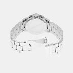 Runway Women Quartz Silver Dial Chronograph Stainless Steel Watch MK7434