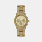 Michael Kors Round Gold Chronograph watch