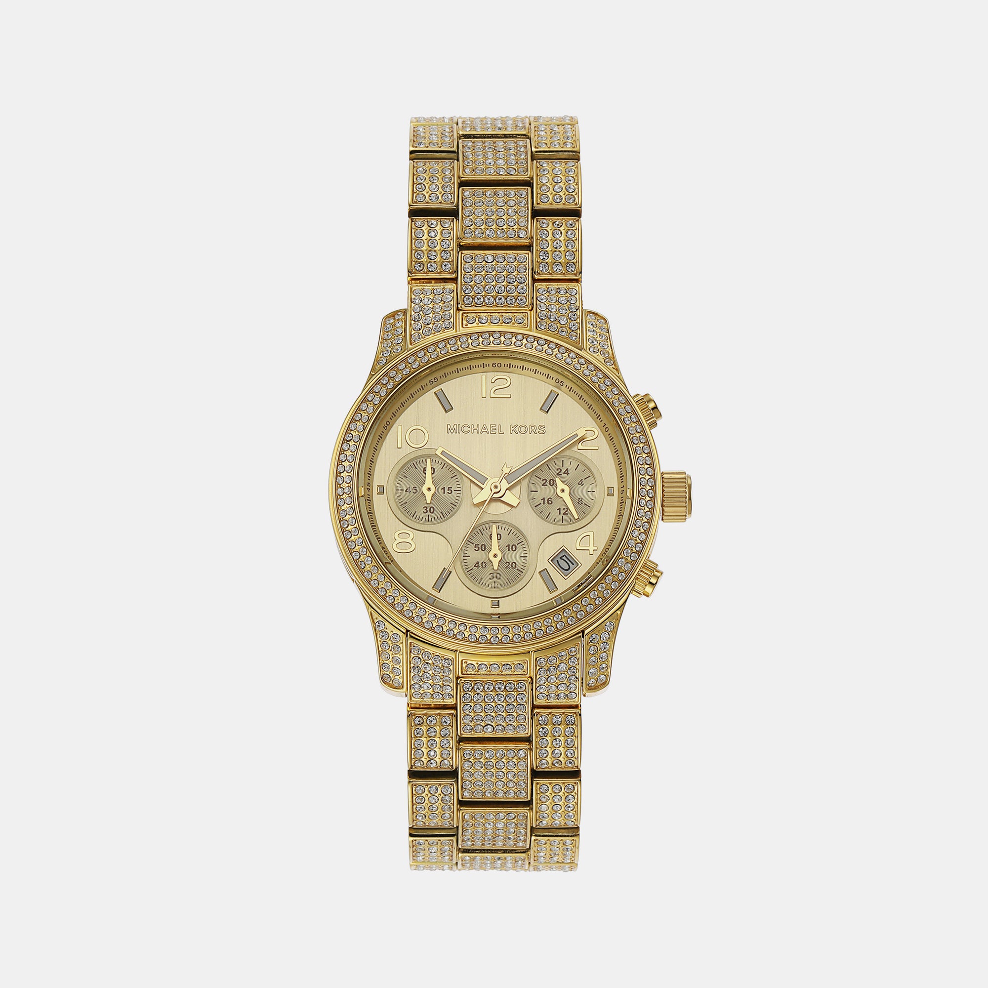 Michael Kors Round Gold Chronograph watch