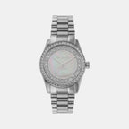 Lexington Women Quartz Silver Dial Analog Stainless Steel Watch MK7445