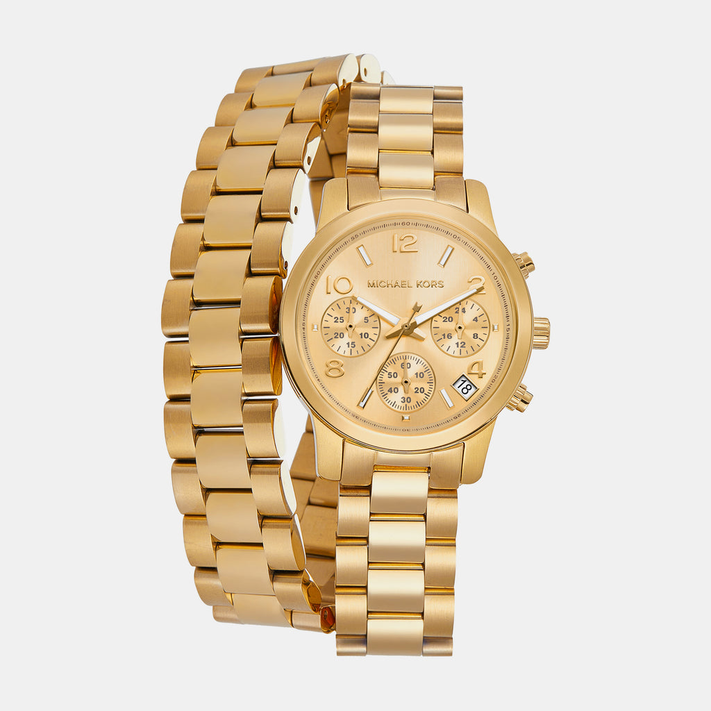 Michael Kors Round Gold Chronograph watch