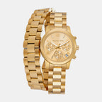 Michael Kors Round Gold Chronograph watch