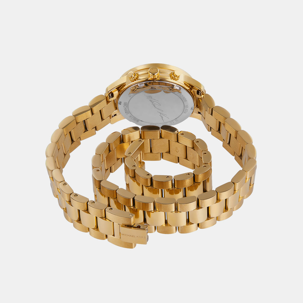 Michael Kors Women Round Gold watch