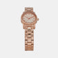 Women's Runway Rose Gold Analog Stainless Steel Watch MK7458