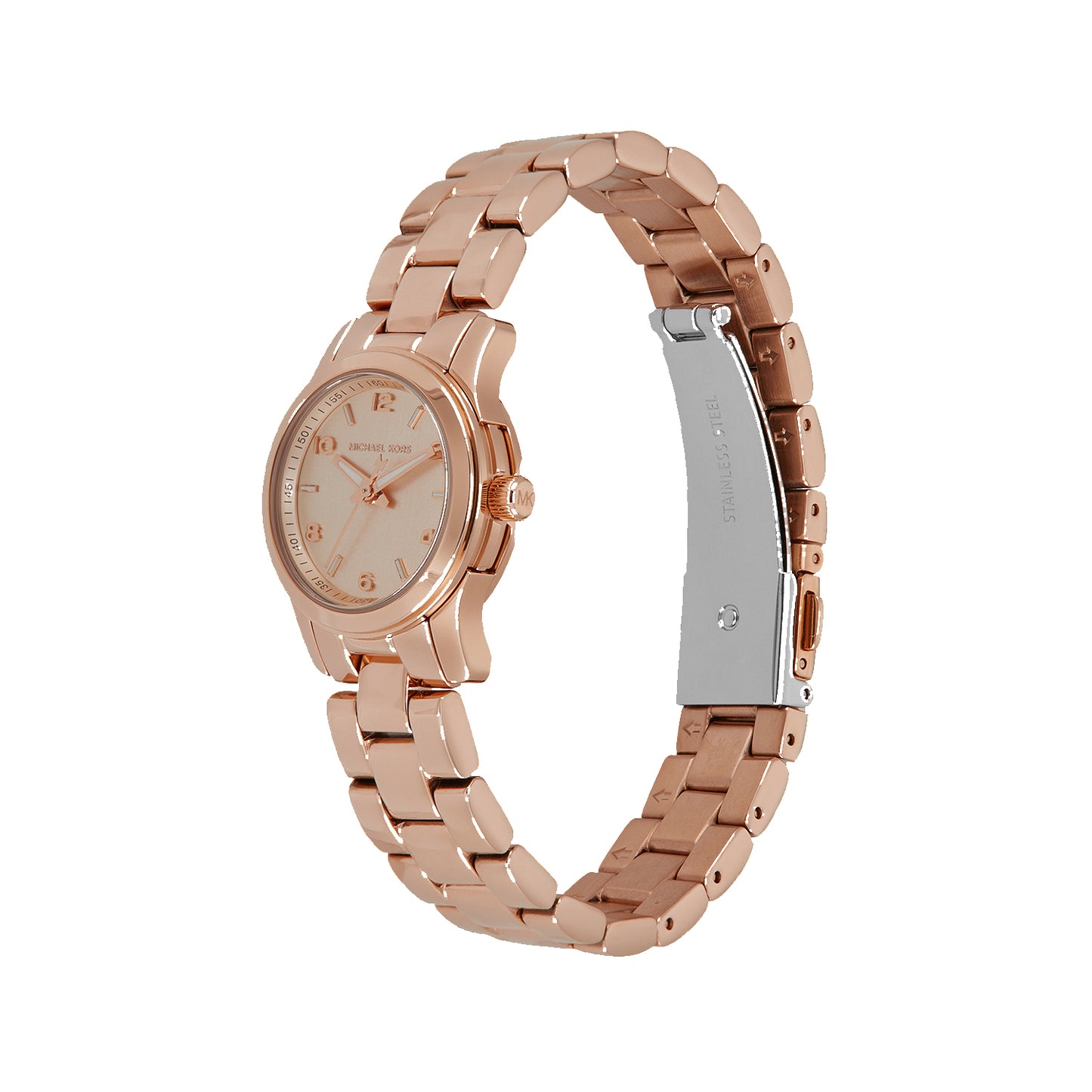 Women's Runway Rose Gold Analog Stainless Steel Watch MK7458