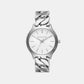 Runway Women Quartz White Dial Analog Stainless Steel Watch MK7474