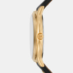 Slim Runway Women Quartz Black Dial Analog Leather Watch MK7482