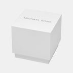 Hadyn Women Quartz White Dial Chronograph Silicone Watch MK7484