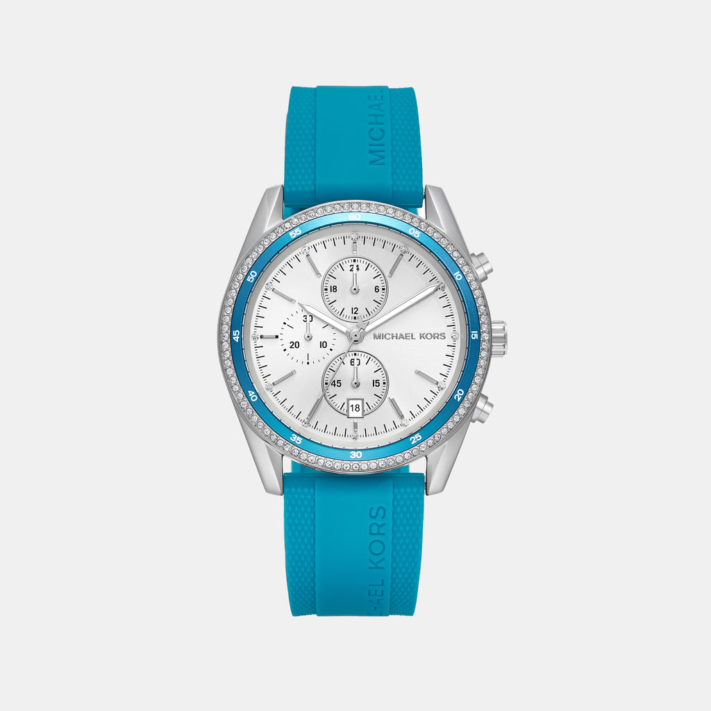 Michael Kors Round White Chronograph watch