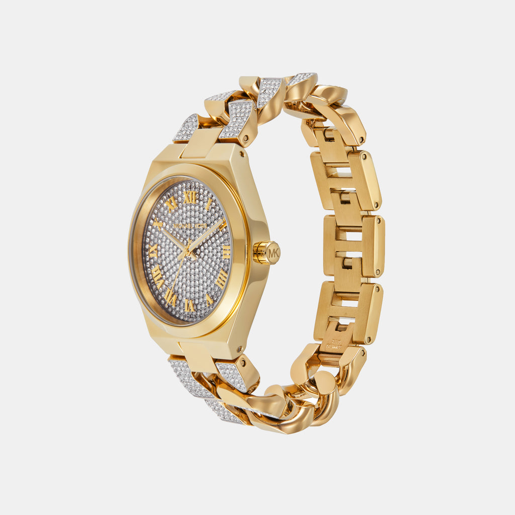 Michael Kors Women Round Gold watch