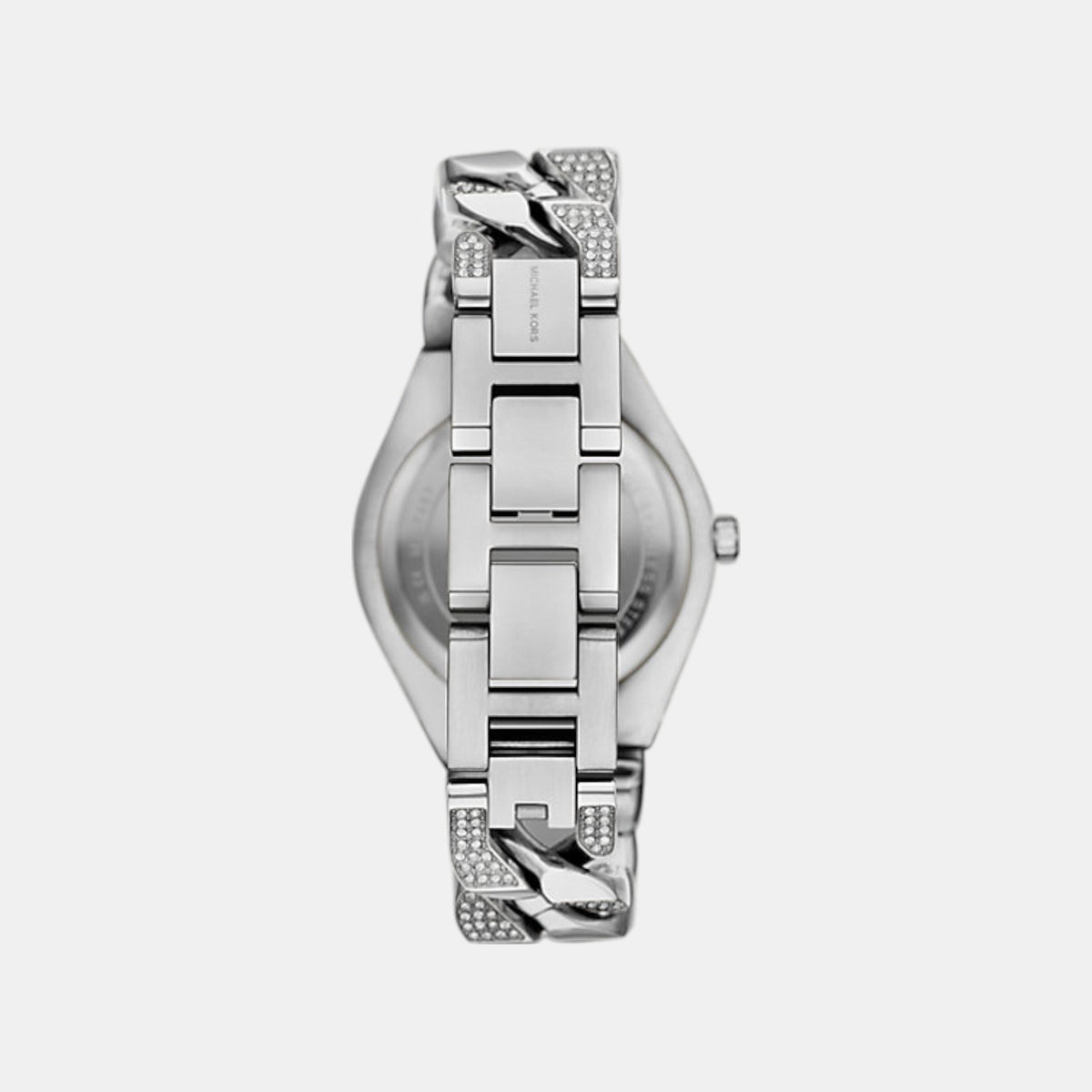 Lennox Women Quartz Silver Dial Analog Stainless Steel Watch MK7488