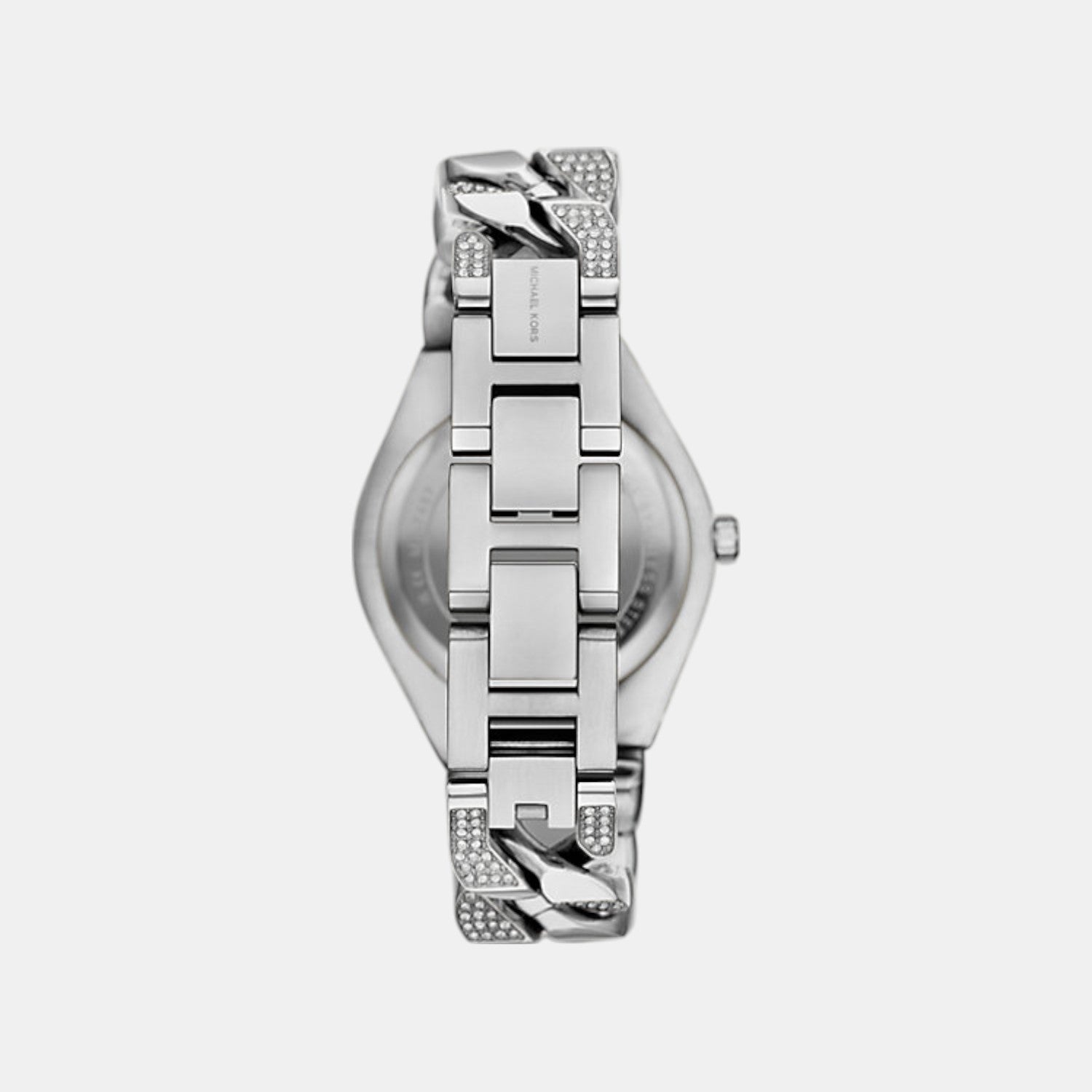 Lennox Women Quartz Silver Dial Analog Stainless Steel Watch MK7488