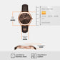 Slim Runway Women Quartz Brown Dial Analog Leather Watch MK7489