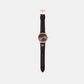 Slim Runway Women Quartz Brown Dial Analog Leather Watch MK7489