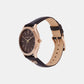 Slim Runway Women Quartz Brown Dial Analog Leather Watch MK7489