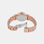 Maren Women Quartz Rose Gold Dial Analog Stainless Steel Watch MK7491