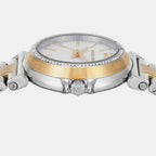 Maren Women Quartz White Dial Analog Stainless Steel Watch MK7492