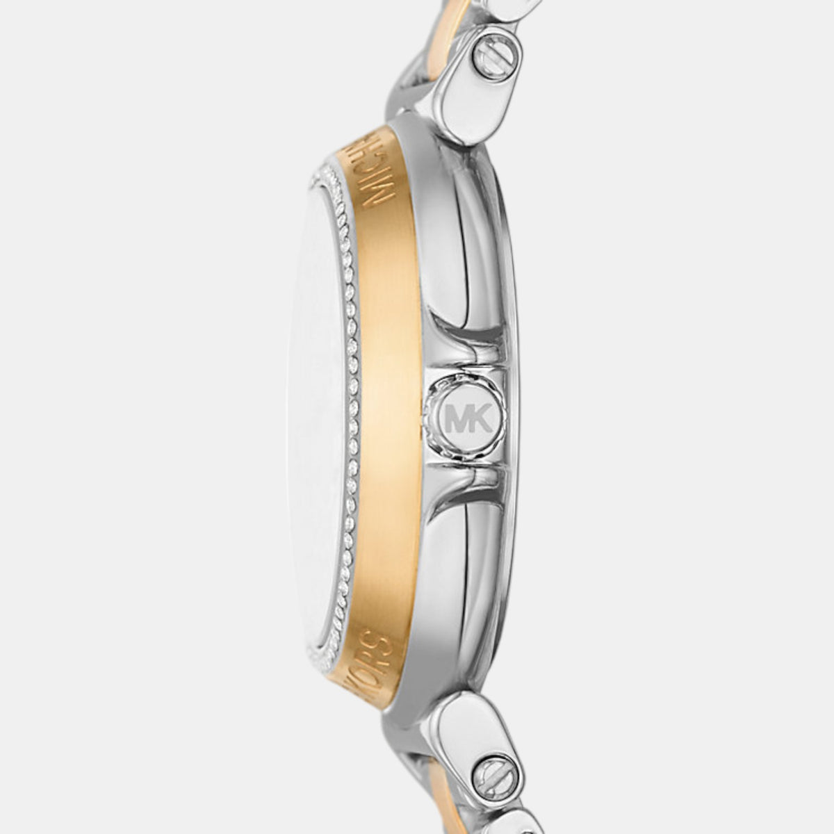 Maren Women Quartz White Dial Analog Stainless Steel Watch MK7492