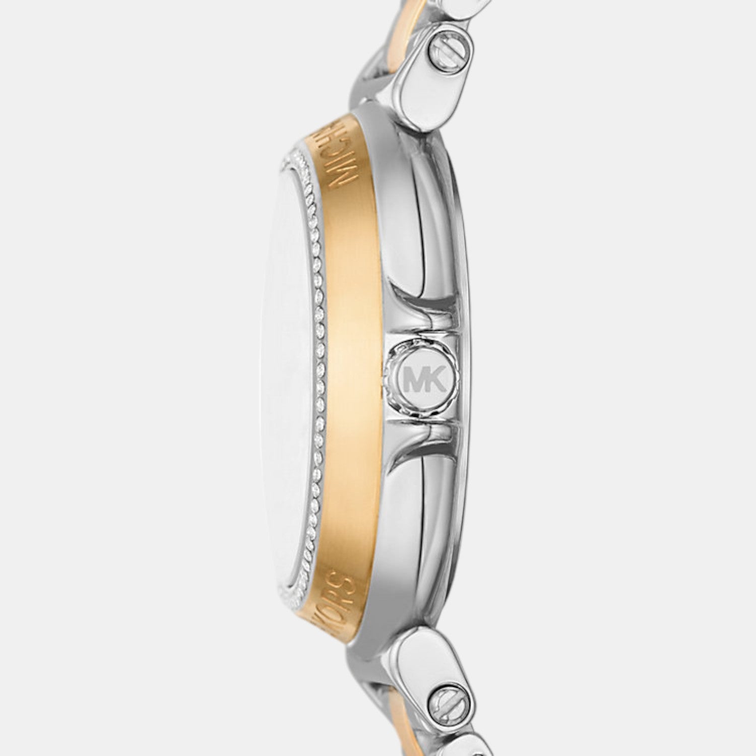 Maren Women Quartz White Dial Analog Stainless Steel Watch MK7492