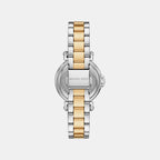 Maren Women Quartz White Dial Analog Stainless Steel Watch MK7492