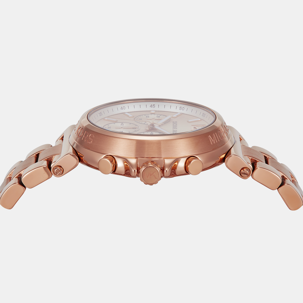 Michael Kors Women Round Rose Gold watch