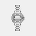 Maren Women Quartz White Dial Chronograph Stainless Steel Watch MK7495